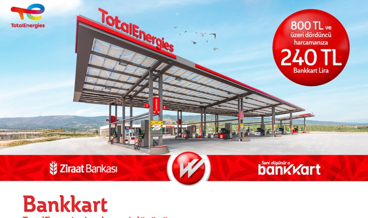 Club TotalEnergies'ten 240 TL Bankkart Lira Hediye Fırsatı