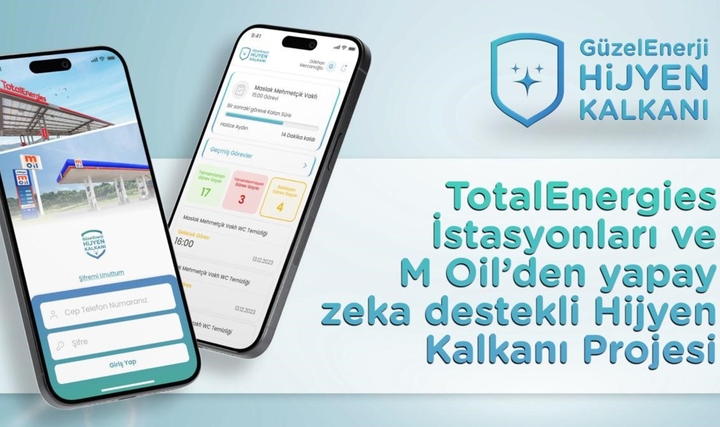 TotalEnergies İstasyonları ve M Oil'den Yapay Zeka Destekli Hijyen Kalkanı Projesi